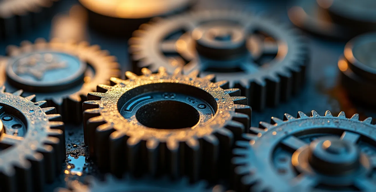 Comparaison visuelle des options de financement pour machinerie lourde avec analyse d'impact sur le BFR