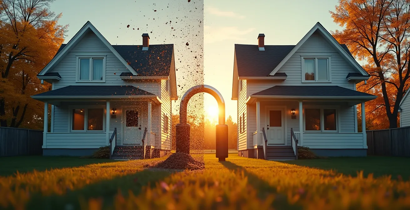 Comparaison visuelle de l'économie réalisée avec 20% de mise de fonds en évitant la prime SCHL.