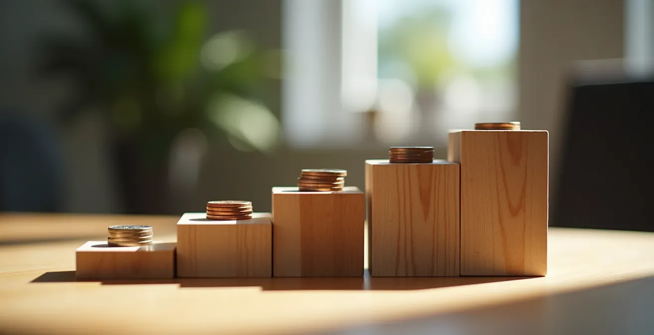 Graphique visuel montrant l'évolution des paiements hypothécaires avec différents taux d'intérêt